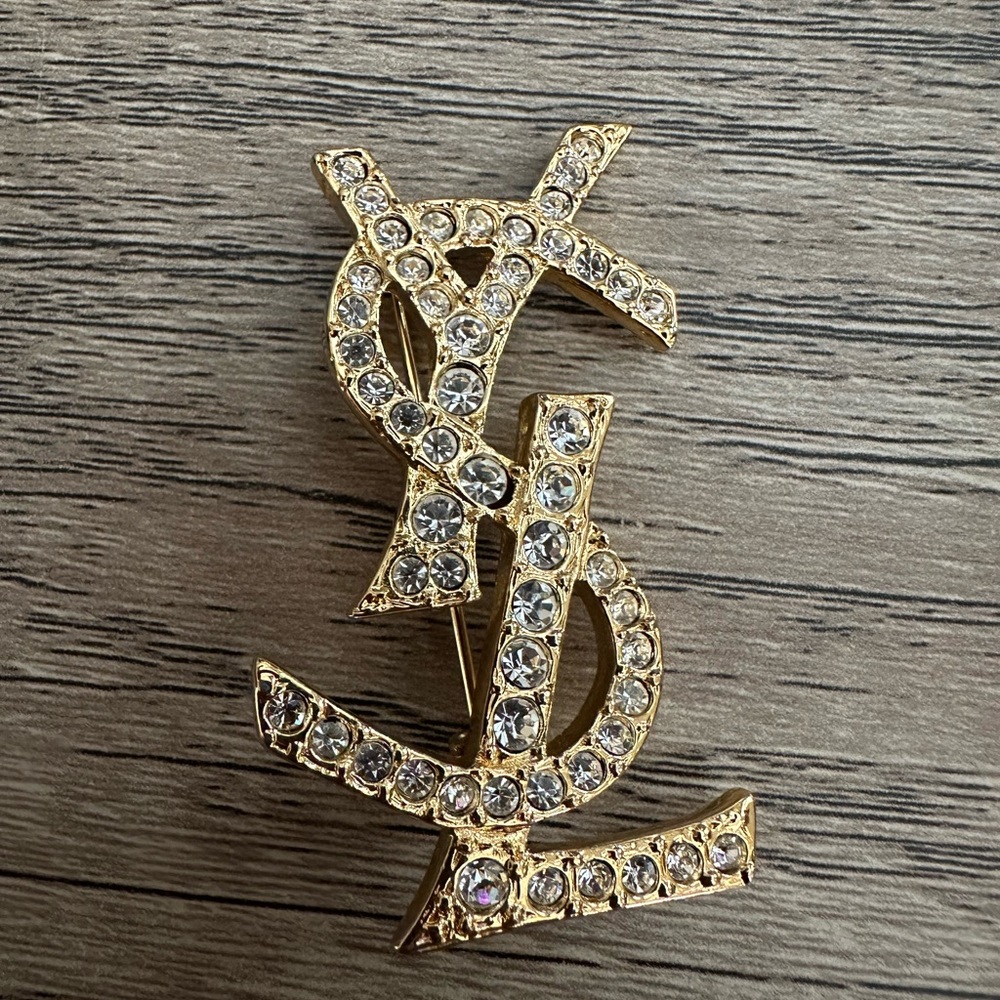 Authentic YSL Brooch